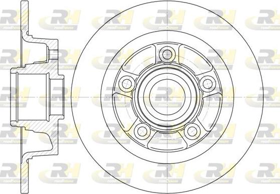 Roadhouse 61115.00 - Brake Disc autospares.lv