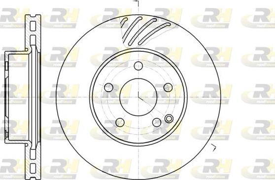 Roadhouse 61184.10 - Brake Disc autospares.lv