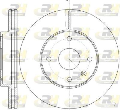 Roadhouse 61181.10 - Brake Disc autospares.lv