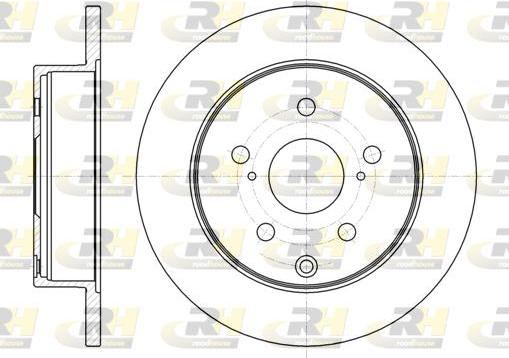 Roadhouse 61188.00 - Brake Disc autospares.lv