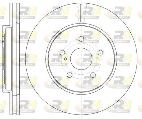 Roadhouse 61136.10 - Brake Disc autospares.lv