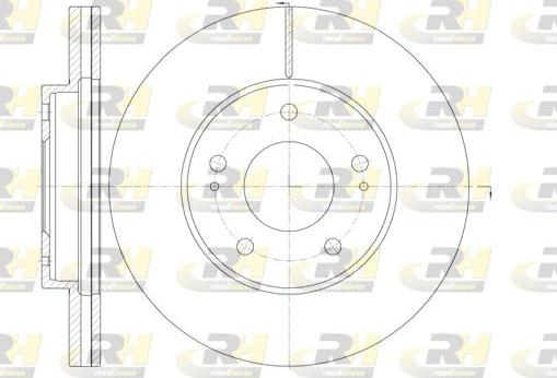 Roadhouse 61130.10 - Brake Disc autospares.lv