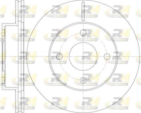 Roadhouse 61131.10 - Brake Disc autospares.lv