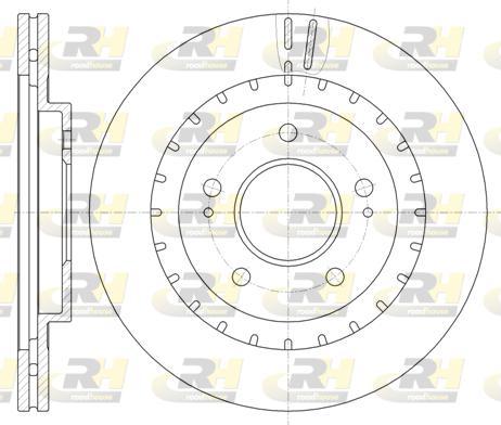 Roadhouse 61137.10 - Brake Disc autospares.lv