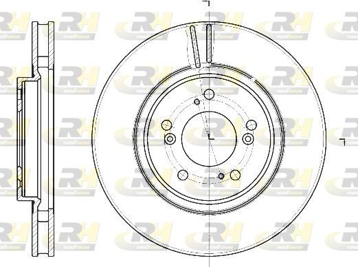 Roadhouse 61129.10 - Brake Disc autospares.lv