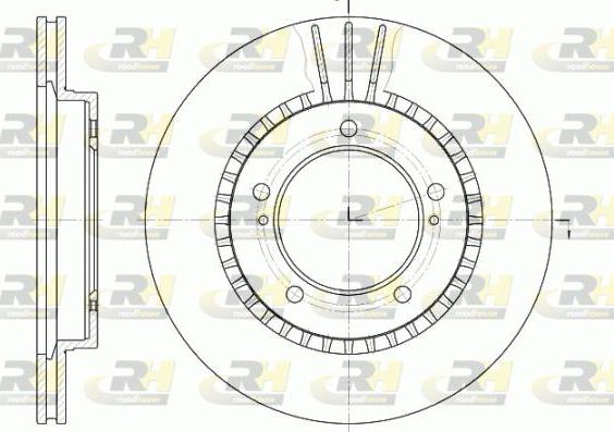 Roadhouse 61125.10 - Brake Disc autospares.lv