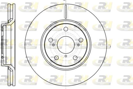 Roadhouse 61121.10 - Brake Disc autospares.lv