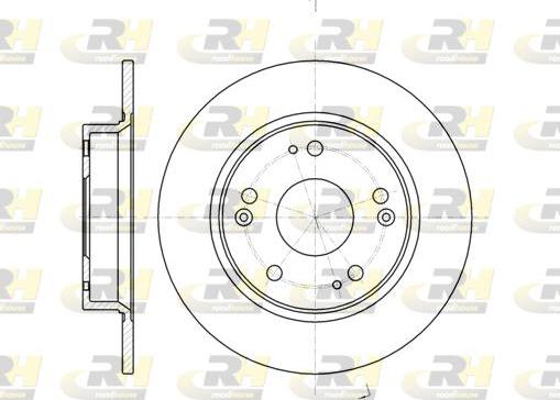 Roadhouse 61175.00 - Brake Disc autospares.lv