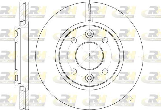 Roadhouse 6117.10 - Brake Disc autospares.lv