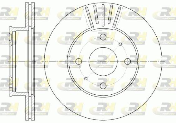 Roadhouse 61178.10 - Brake Disc autospares.lv