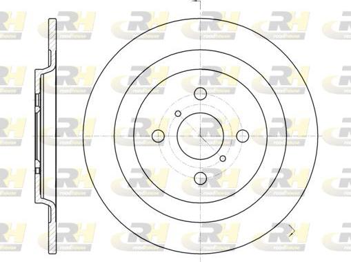 Roadhouse 61173.00 - Brake Disc autospares.lv