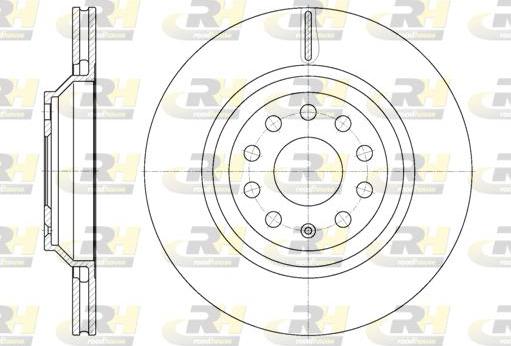 Roadhouse 61172.10 - Brake Disc autospares.lv