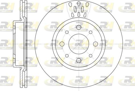 Roadhouse 6189.10 - Brake Disc autospares.lv