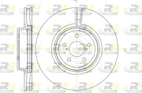 Roadhouse 61856.10 - Brake Disc autospares.lv