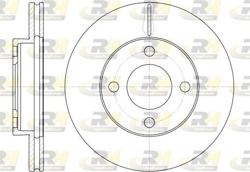 Roadhouse 6185.10 - Brake Disc autospares.lv