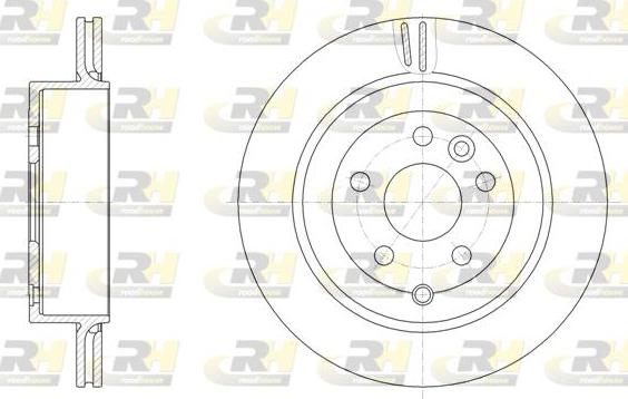 Roadhouse 61868.10 - Brake Disc autospares.lv