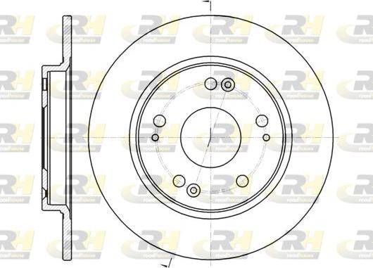 Roadhouse 61816.00 - Brake Disc autospares.lv