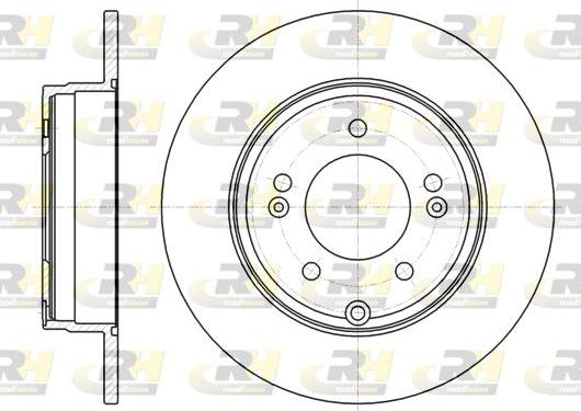 Roadhouse 61884.00 - Brake Disc autospares.lv