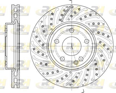 Roadhouse 61836.10 - Brake Disc autospares.lv