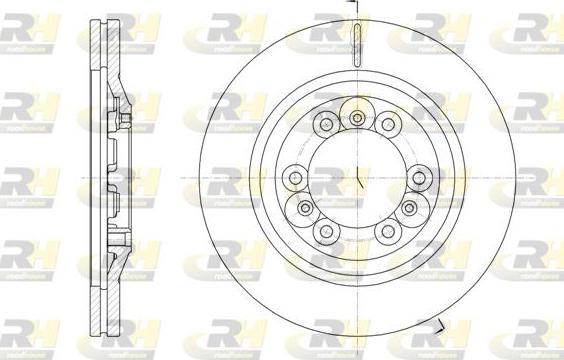 Roadhouse 61830.10 - Brake Disc autospares.lv