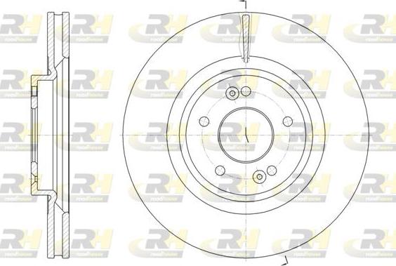 Roadhouse 61824.10 - Brake Disc autospares.lv