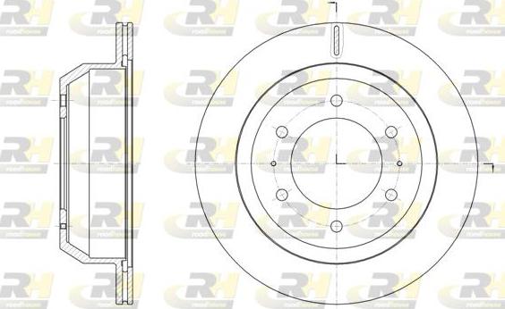 Roadhouse 61823.10 - Brake Disc autospares.lv