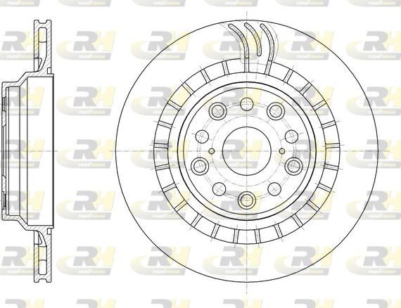 Roadhouse 61879.11 - Brake Disc autospares.lv