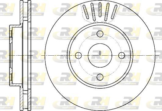 Roadhouse 61874.10 - Brake Disc autospares.lv