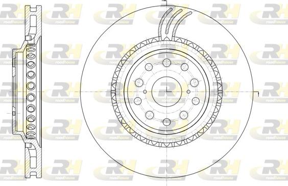 Roadhouse 61877.11 - Brake Disc autospares.lv