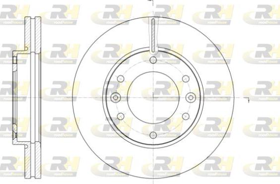 Roadhouse 61396.10 - Brake Disc autospares.lv