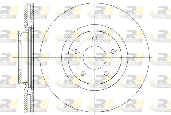 Roadhouse 61349.10 - Brake Disc autospares.lv