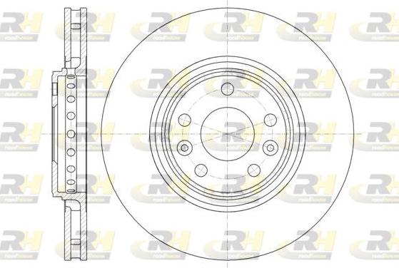 Roadhouse 61345.10 - Brake Disc autospares.lv