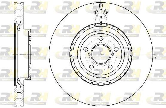 Roadhouse 61341.10 - Brake Disc autospares.lv