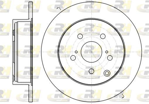 Roadhouse 61350.00 - Brake Disc autospares.lv