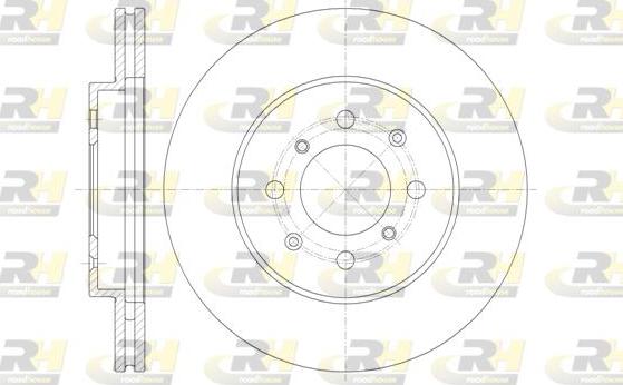 Roadhouse 61357.10 - Brake Disc autospares.lv