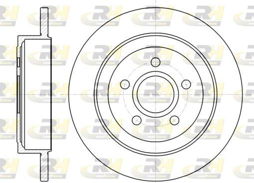 Roadhouse 61364.00 - Brake Disc autospares.lv