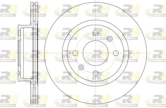 Roadhouse 61365.10 - Brake Disc autospares.lv