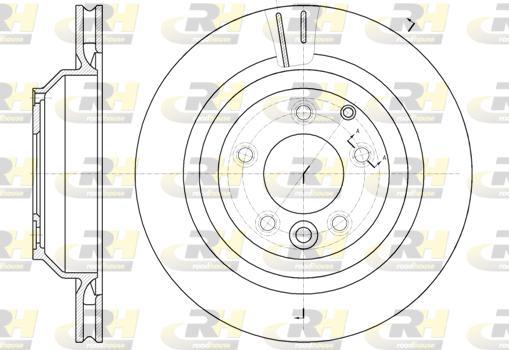 Roadhouse 61302.10 - Brake Disc autospares.lv