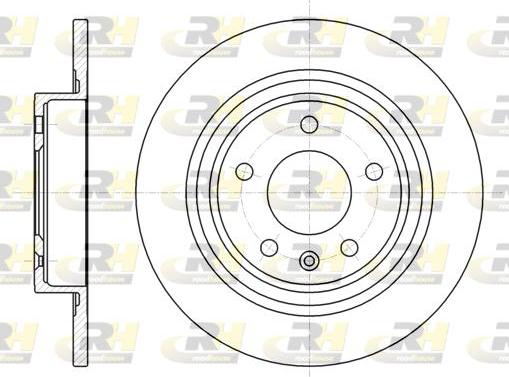 Roadhouse 61315.00 - Brake Disc autospares.lv