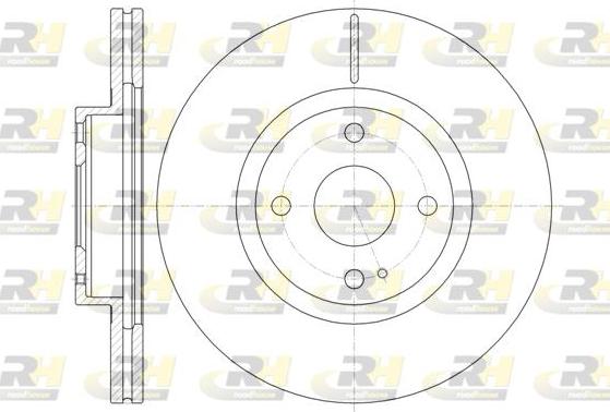 Roadhouse 61380.10 - Brake Disc autospares.lv