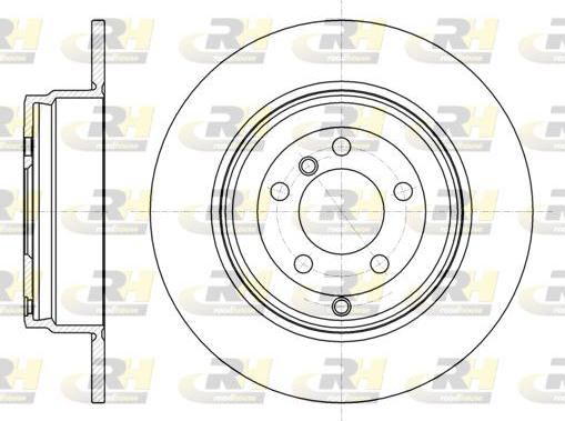 Roadhouse 61381.00 - Brake Disc autospares.lv