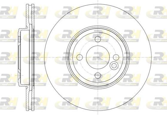 Roadhouse 61334.10 - Brake Disc autospares.lv