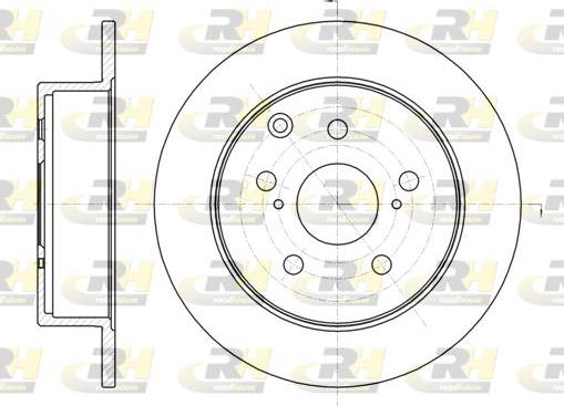 Roadhouse 61324.00 - Brake Disc autospares.lv