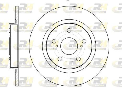 Roadhouse 61325.00 - Brake Disc autospares.lv