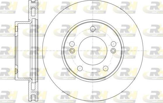 Roadhouse 61323.10 - Brake Disc autospares.lv