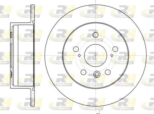 Roadhouse 61327.00 - Brake Disc autospares.lv