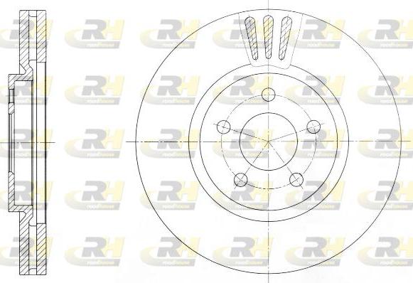 Roadhouse 61370.10 - Brake Disc autospares.lv