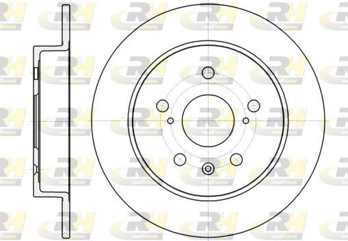 Roadhouse 61372.00 - Brake Disc autospares.lv