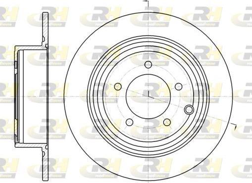 Roadhouse 61290.00 - Brake Disc autospares.lv