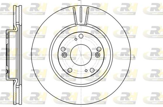 Roadhouse 61297.10 - Brake Disc autospares.lv